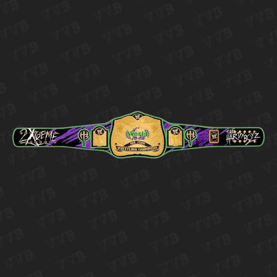 The Custom Hardy Boys Custom Series Tag Team Champion ship Belt - Victory Vault Belts