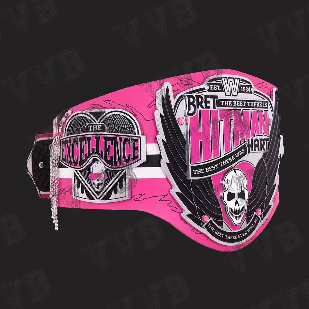 Bret Hart Legacy Championship Wrestling Replica Title Belt – 2MM Brass