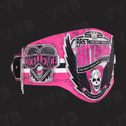 Bret Hart Legacy Championship Wrestling Replica Title Belt – 2MM Brass