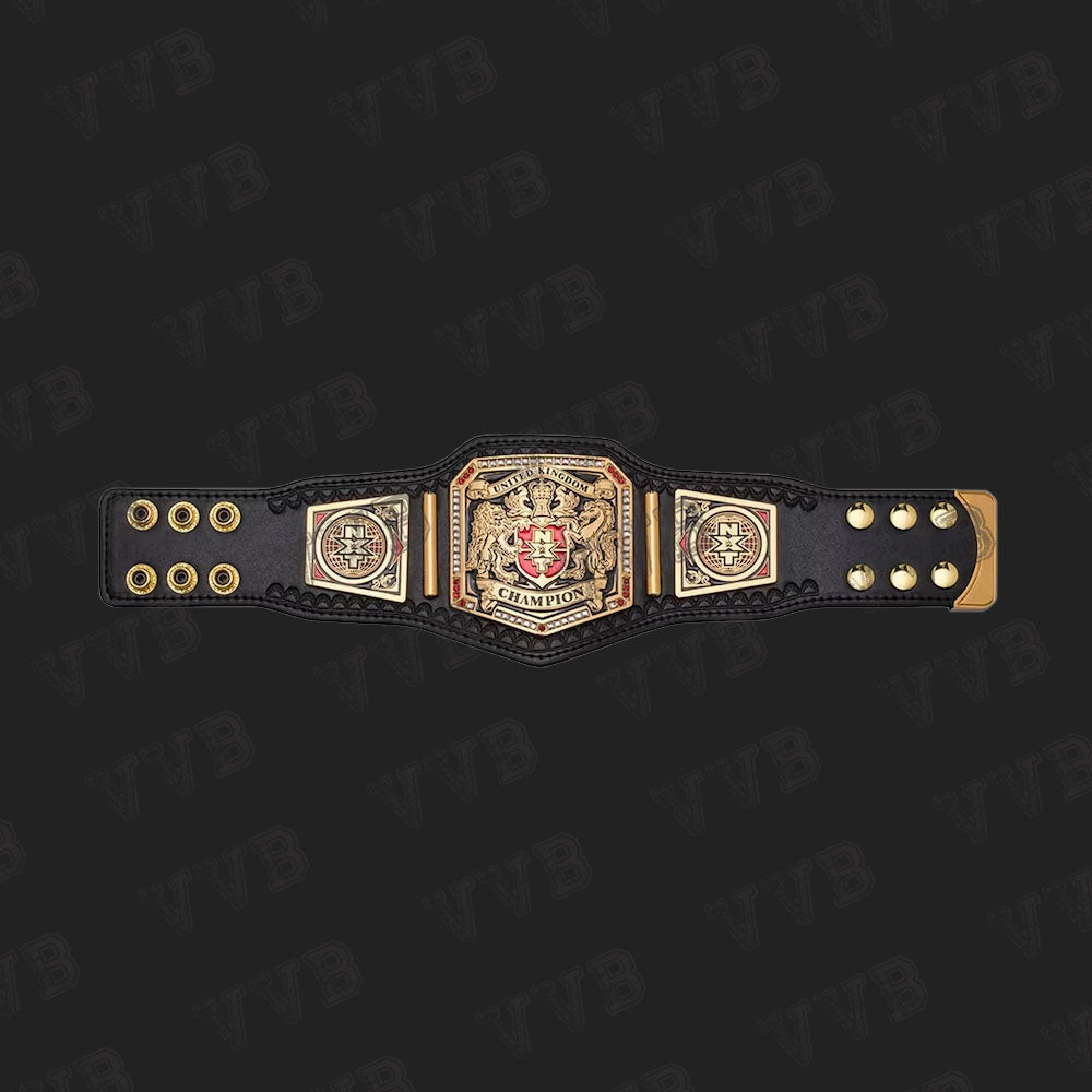 NXT United Kingdom Championship Mini Replica Title Belt 2mm Brass