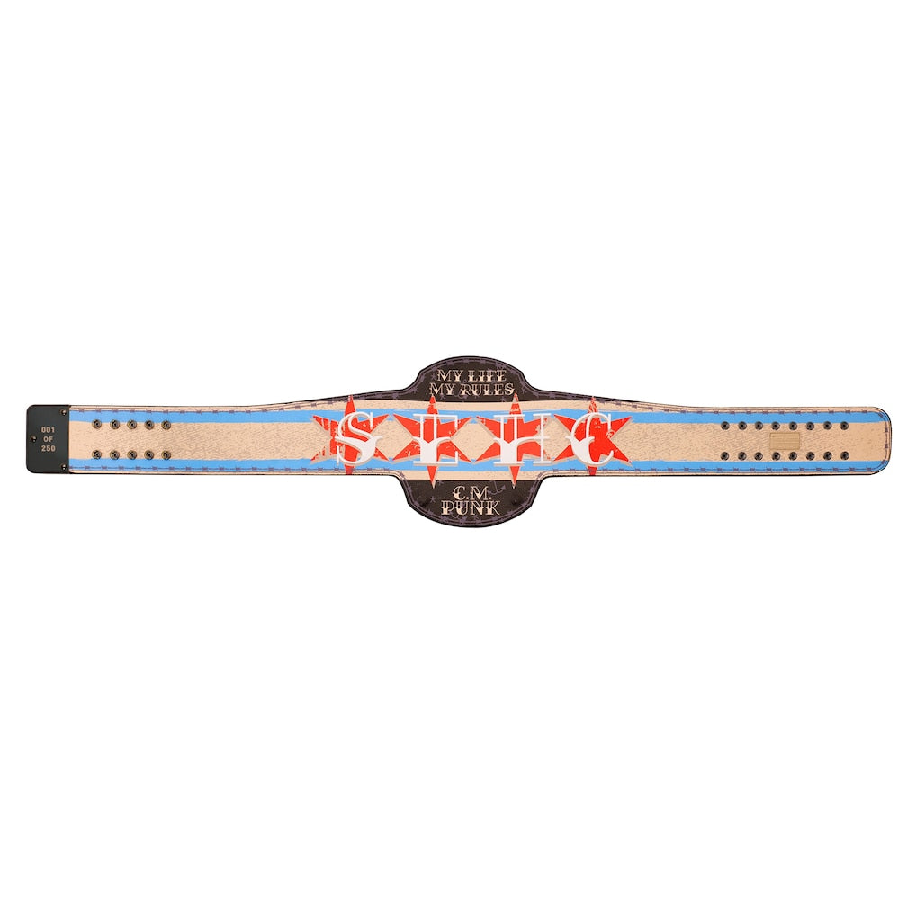 CM Punk Limited Edition ECW Heavyweight Championship Signature Series Replica Title Belt – Premium Adult Wrestling Collectible