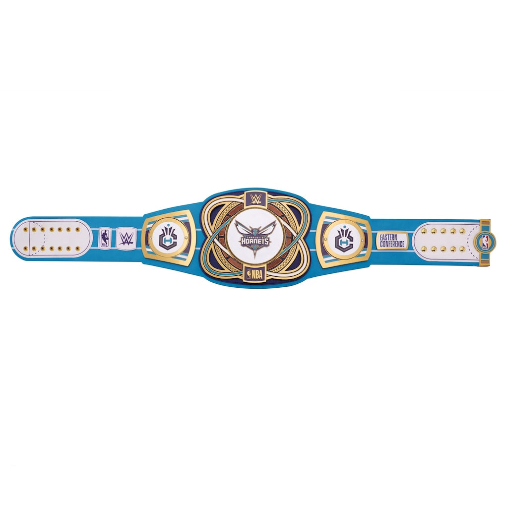 NBA Charlotte Hornets WWE Legacy Championship Title Belt – Premium Brass Adult Leather Strap Custom Replica