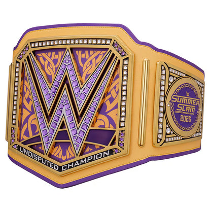 SummerSlam 2026 Minneapolis Championship Replica Title Belt – 6mm Die-Cast Metal Plates | Premium Adult Wrestling Replica