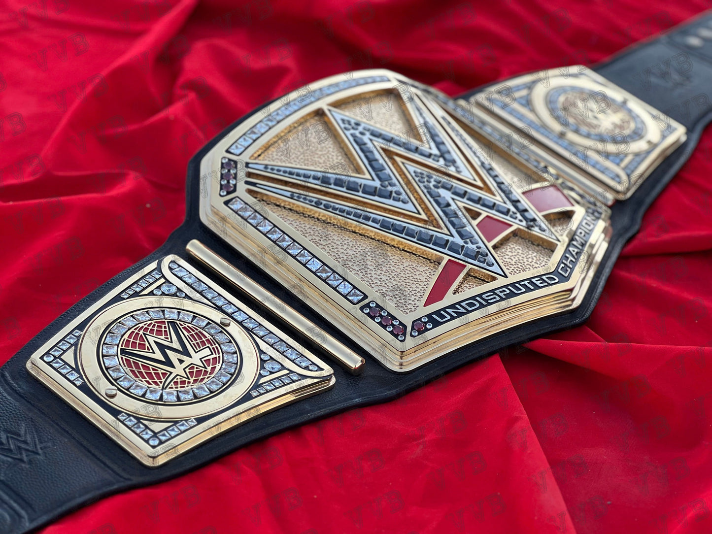 CNC Undisputed Wrestling Championship Belt – Gold Plated with Premium Leather Strap
