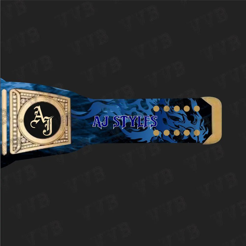 Custom AJ Styles Universal Heavyweight Championship Wrestling Belt – WWE Replica Collectible