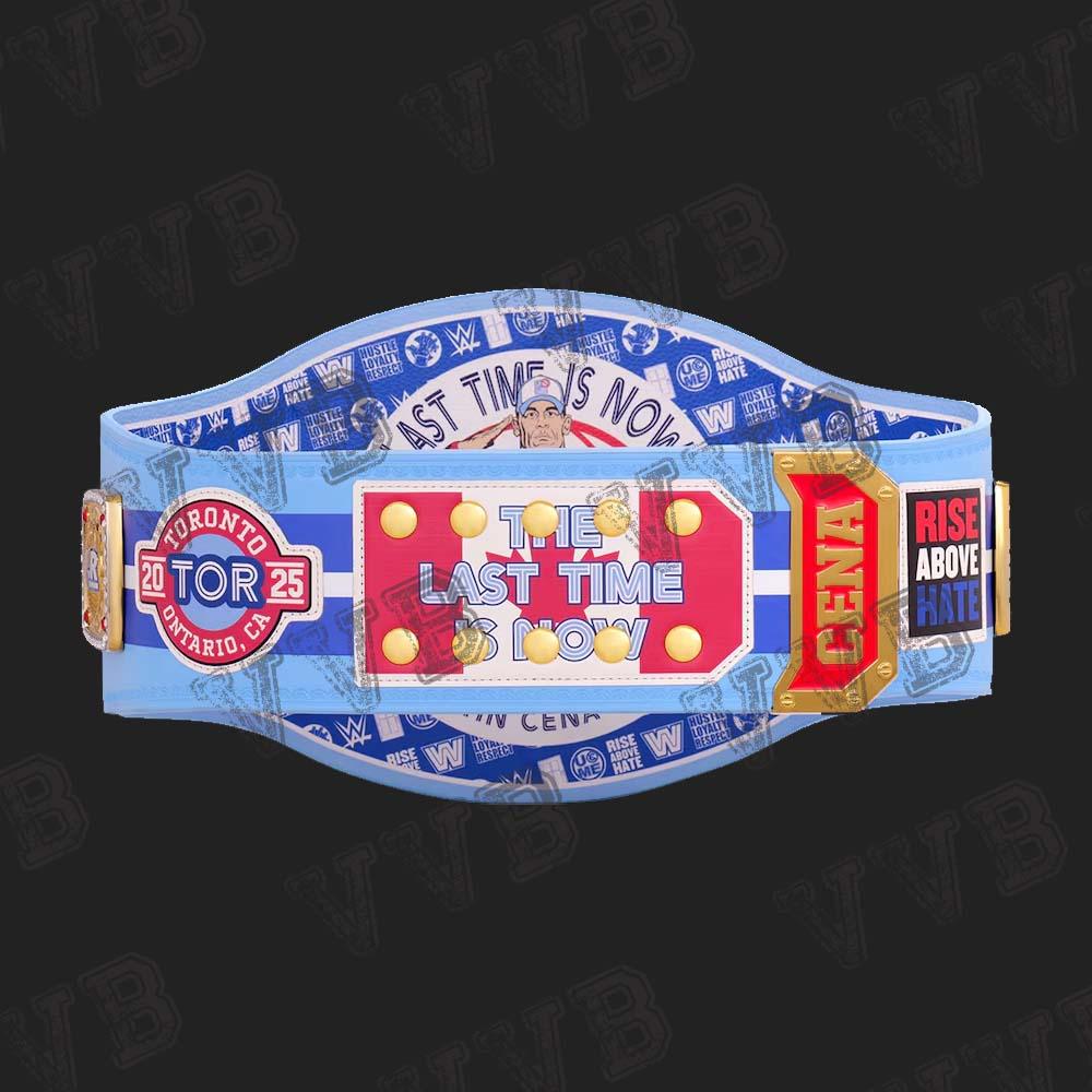 John cena Farewell Tour 2025 Toronto Spinner Championship Replica Title Belt 2mm Victory Vault Belts