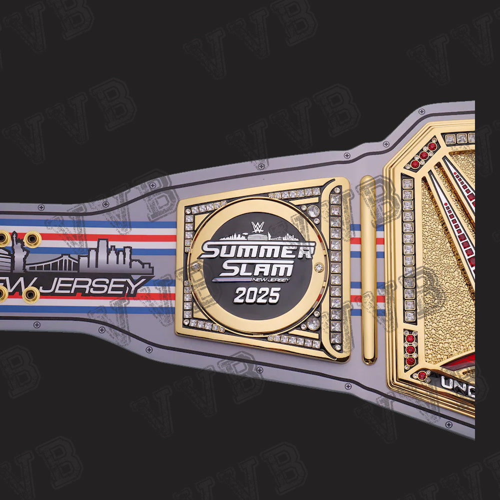 SummerSlam 2025 Undisputed Wrestling Championship Belt – 6mm Diecast Replica