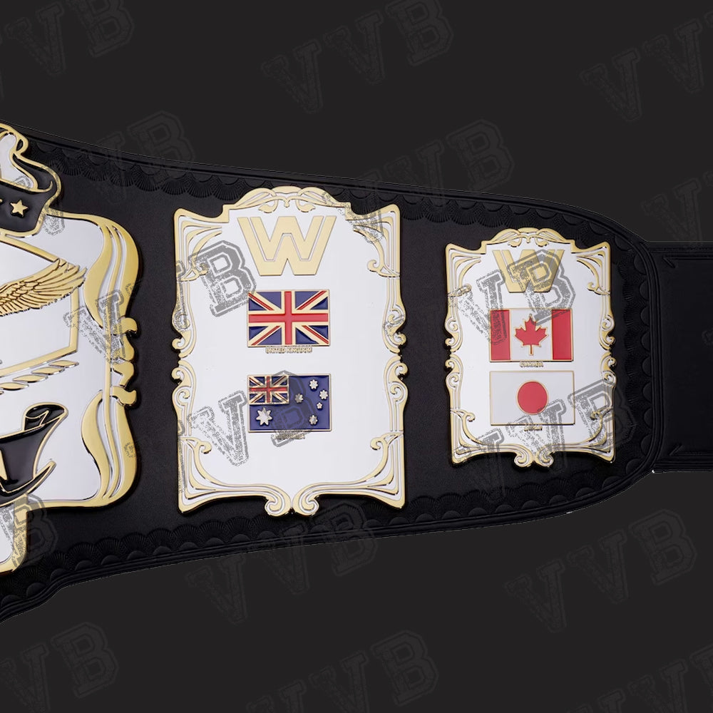 Andre the Giant World Heavyweight Championship Replica Title Belt - 4mm Brass Plate