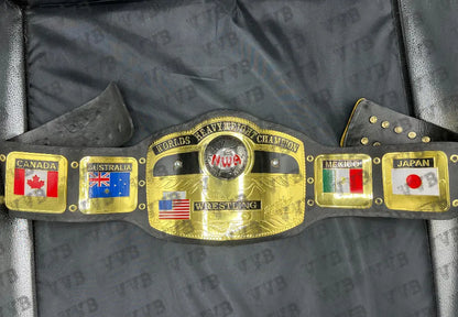 NWA Domed Globe World Heavyweight Championship Belt – Replica Wrestling Title for Collectors & Fans