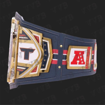 NFL Houston Texans Championship Replica Belt – 2MM Brass Adult Size