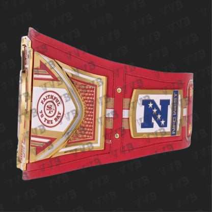 San Francisco 49ers WWE Legacy Championship Replica Title Belt 2mm Victory Vault Belts