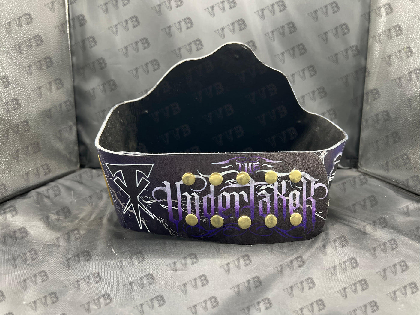 New Custom Big Gold Undertaker Championship Belt - Victory Vault Belts