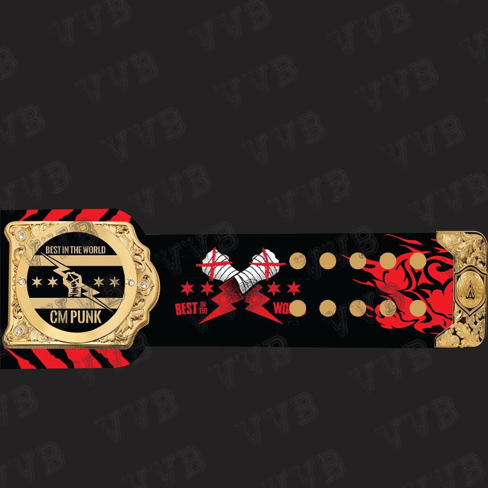 WWE Custom Cm Punk World Heavyweight Championship Wrestling Belt 6MM Brass Victory Vault Belts
