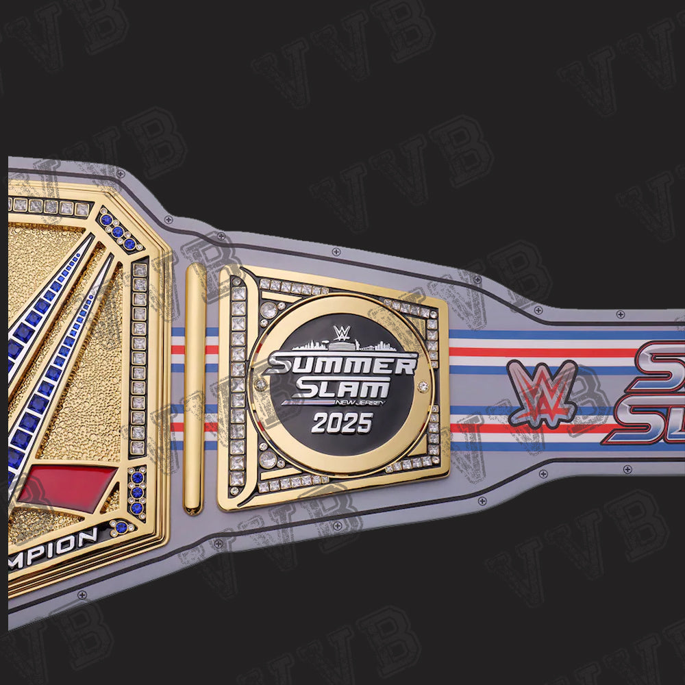 SummerSlam 2025 Undisputed Wrestling Championship Belt – 6mm Diecast Replica