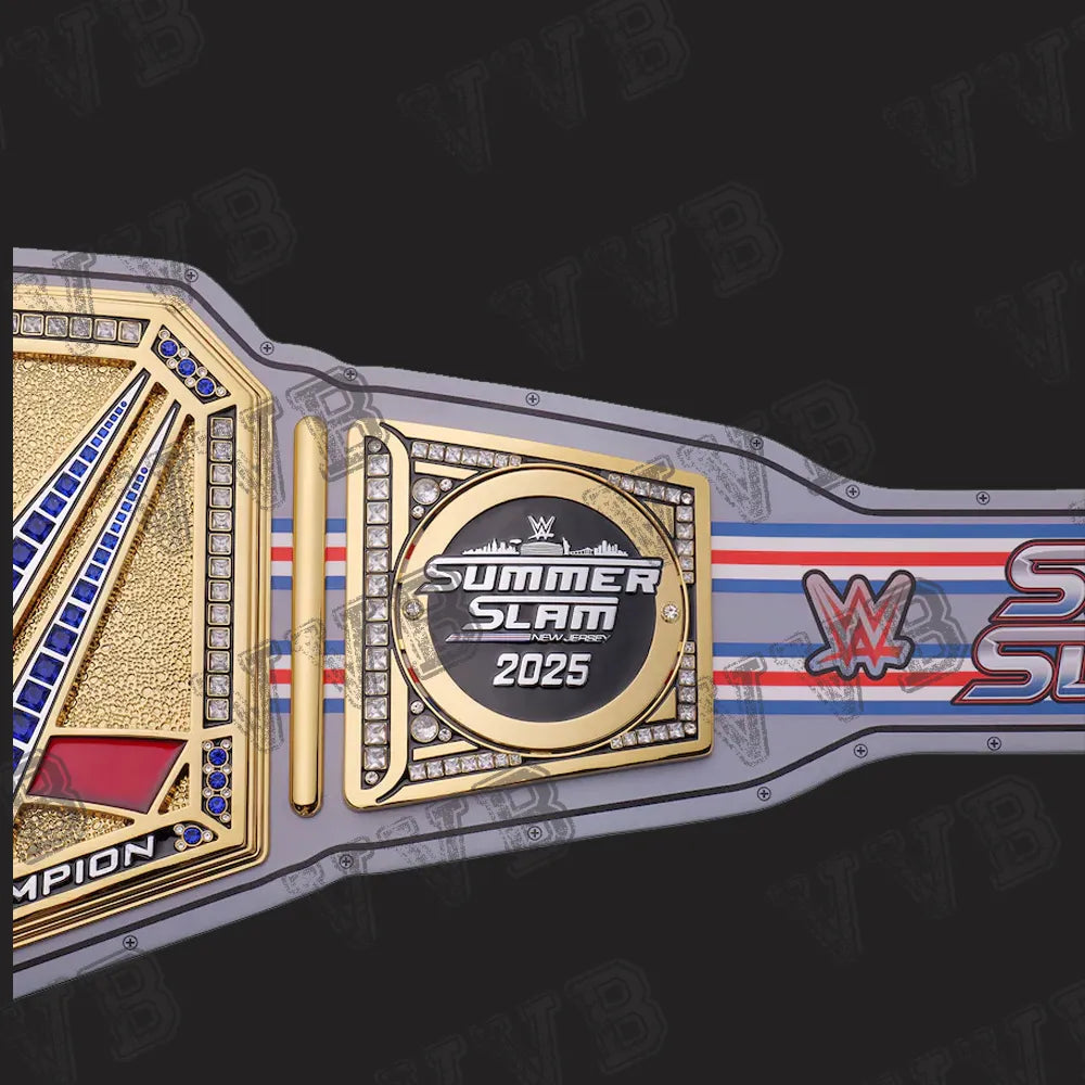 SummerSlam 2025 Undisputed Championship Belt – 6mm Diecast Replica Wrestling Title