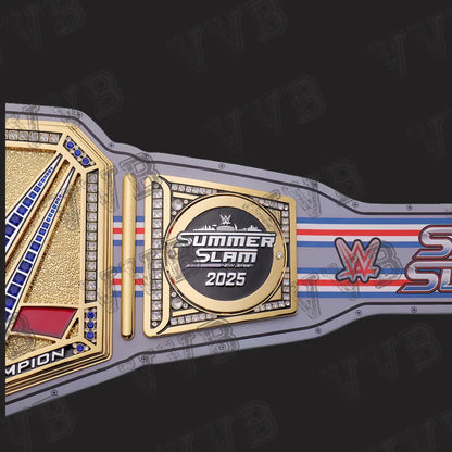 SummerSlam 2025 Undisputed Championship Belt – 6mm Diecast Replica Wrestling Title