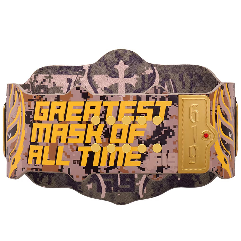 Rey Mysterio 619 San Diego Signature Series Championship Title Belt – 2mm Brass Replica (Premium Finish)