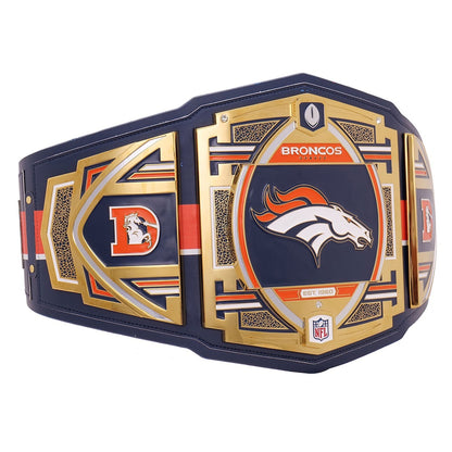 NFL Denver Broncos WWE Legacy Championship Title Belt – Premium Brass Adult Leather Strap Custom Replica
