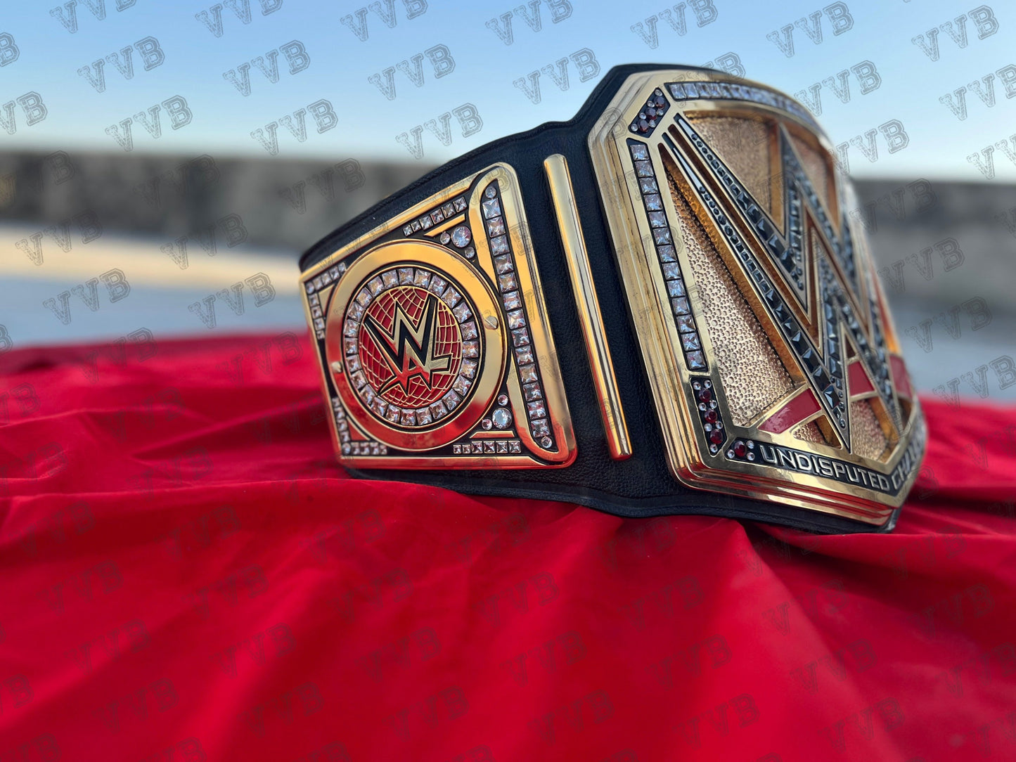 CNC Undisputed Wrestling Championship Belt – Gold Plated with Premium Leather Strap
