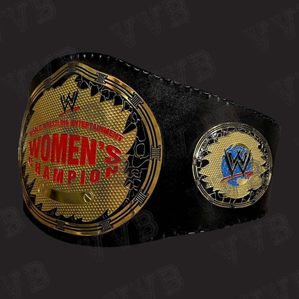 New World Wrestling Women's Champion Leather Title Belt