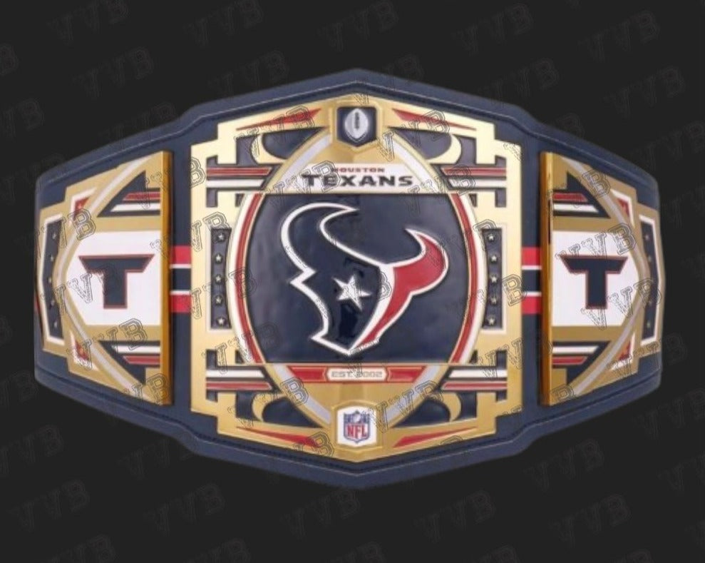 Houston Texans Championship Replica Title Belt 2mm