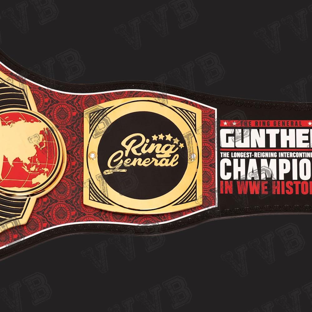 New Gunther 666 Days Signature Series Intercontinental Championship Belt 4MM Brass Adult Victory Vault Belts