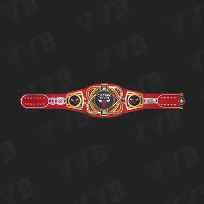 Chicago Bulls WWE Legacy Championship Title Belt – 4MM Brass