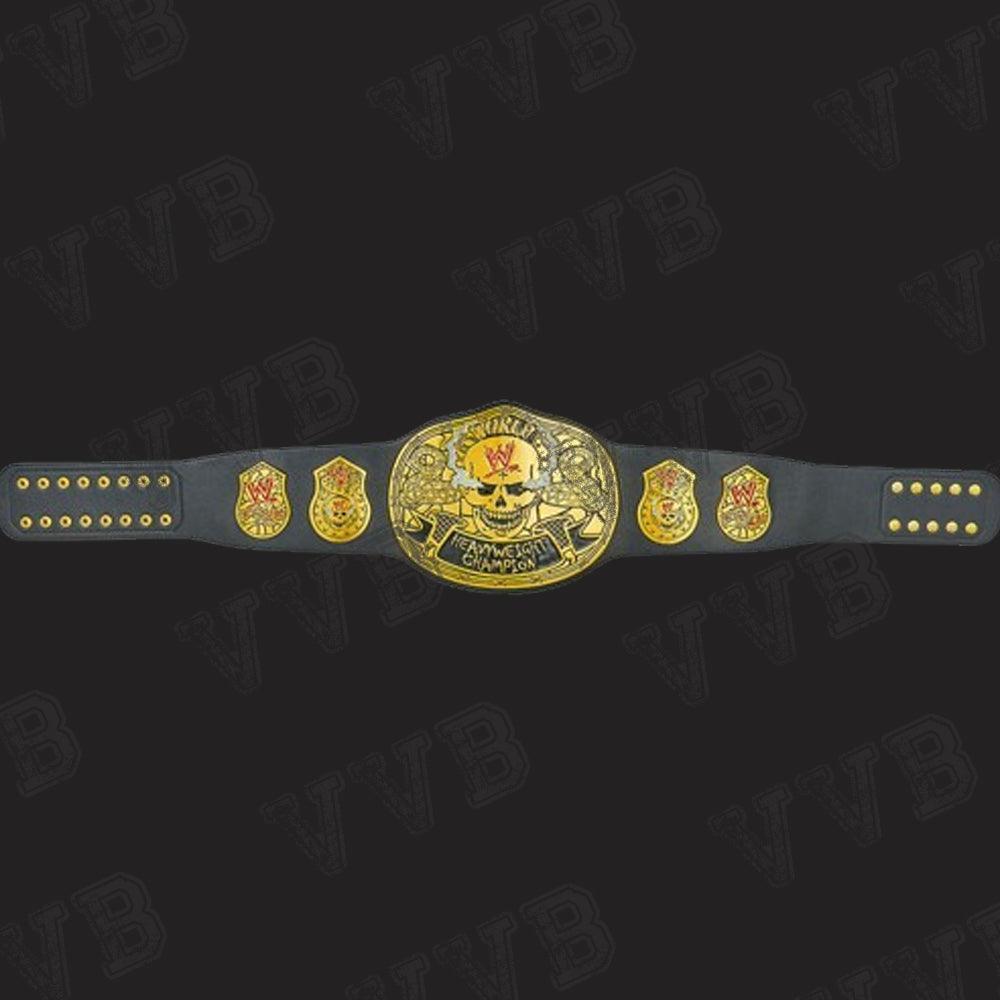 Authentic Stone Cold Championship Belt: High-Quality Wrestling Belt - Victory Vault Belts