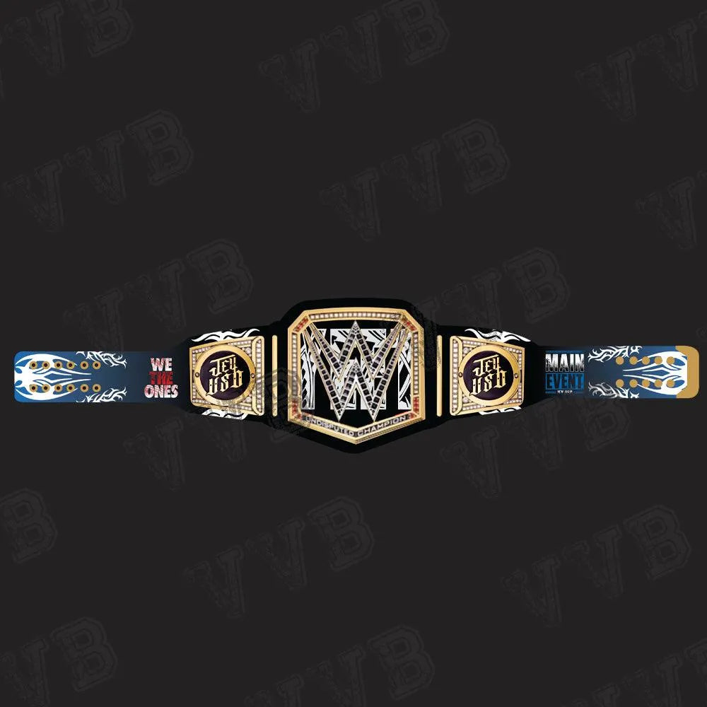 Custom Jey Uso Undisputed Championship Wrestling Replica Title Belt – 6MM