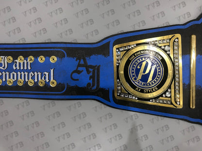 AJ Styles Phenomenal Championship Belt Replica – P1 Wrestling Title 6mm Diecast for Collectors & Fans