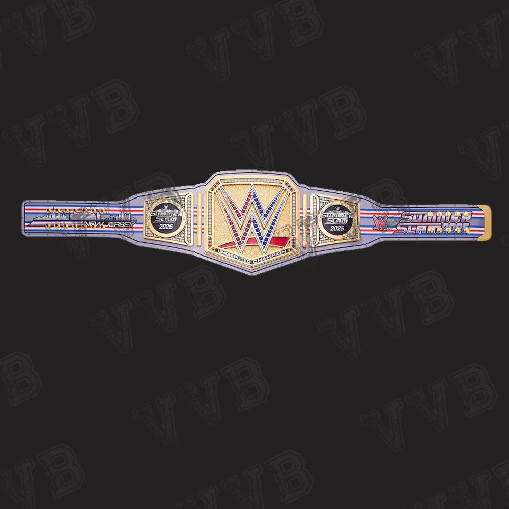 SummerSlam 2025 Undisputed Wrestling Championship Belt – 6mm Diecast Replica