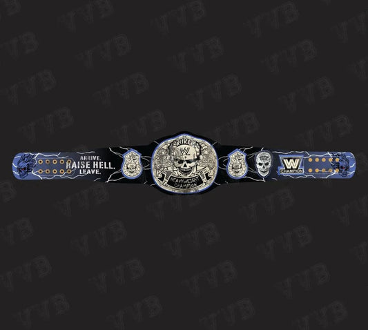 Custom New Stone Cold Limited Edition Smoking Skull Championship Wrestling Title Belt – 2MM Brass