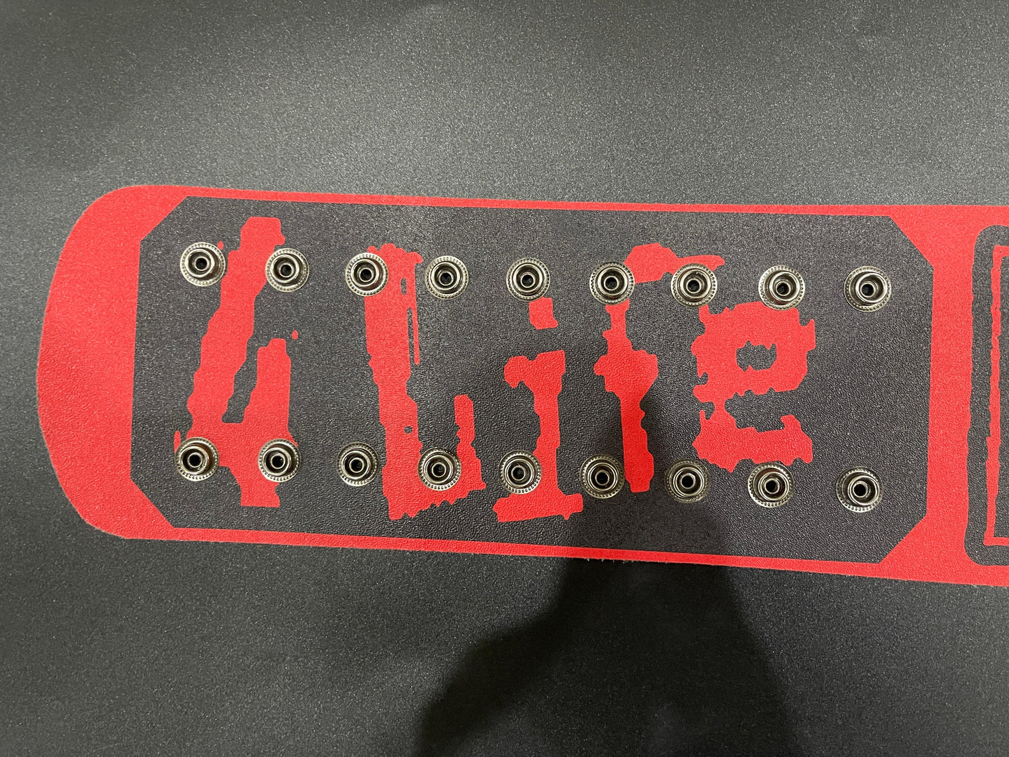 Custom Premium NWO Wolfpack Edition Championship Spinner Belt Handcrafted Red & Black Leather