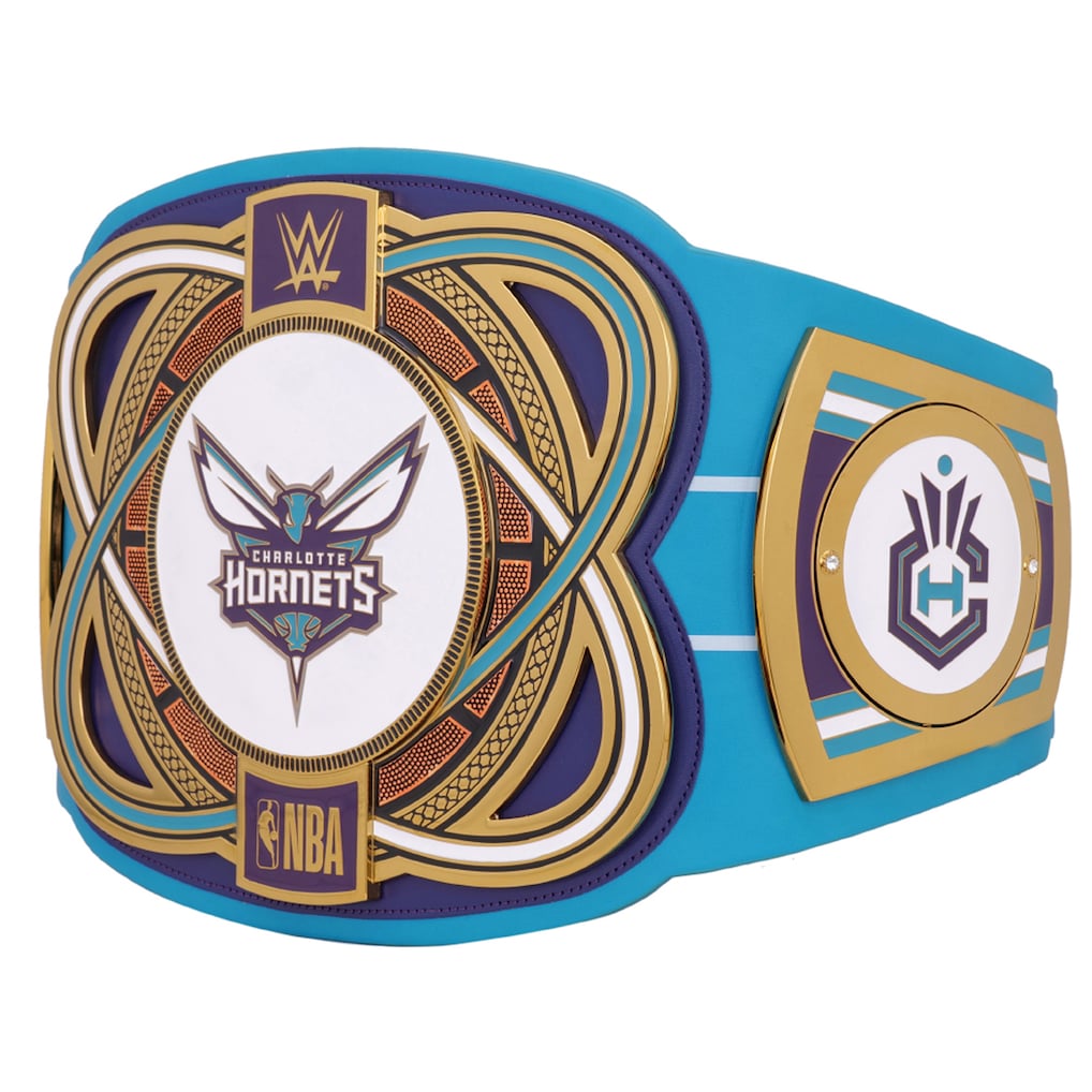 NBA Charlotte Hornets WWE Legacy Championship Title Belt – Premium Brass Adult Leather Strap Custom Replica