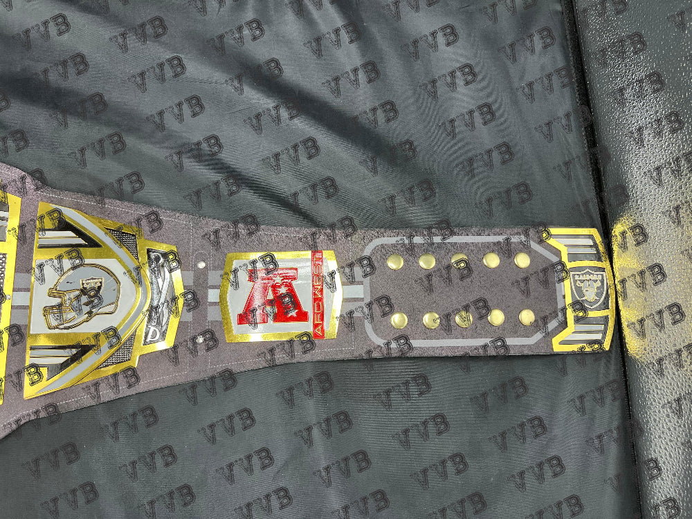 Customized Las Vegas Raiders Legacy Title NFL Championship Belt - Victory Vault Belts