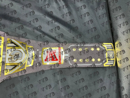 Customized Las Vegas Raiders Legacy NFL Championship Belt – Replica Football Title for Collectors & Fans