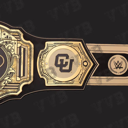 WWE Legacy Colorado Buffaloes 4mm Brass Title Belt – Wrestling Championship Replica