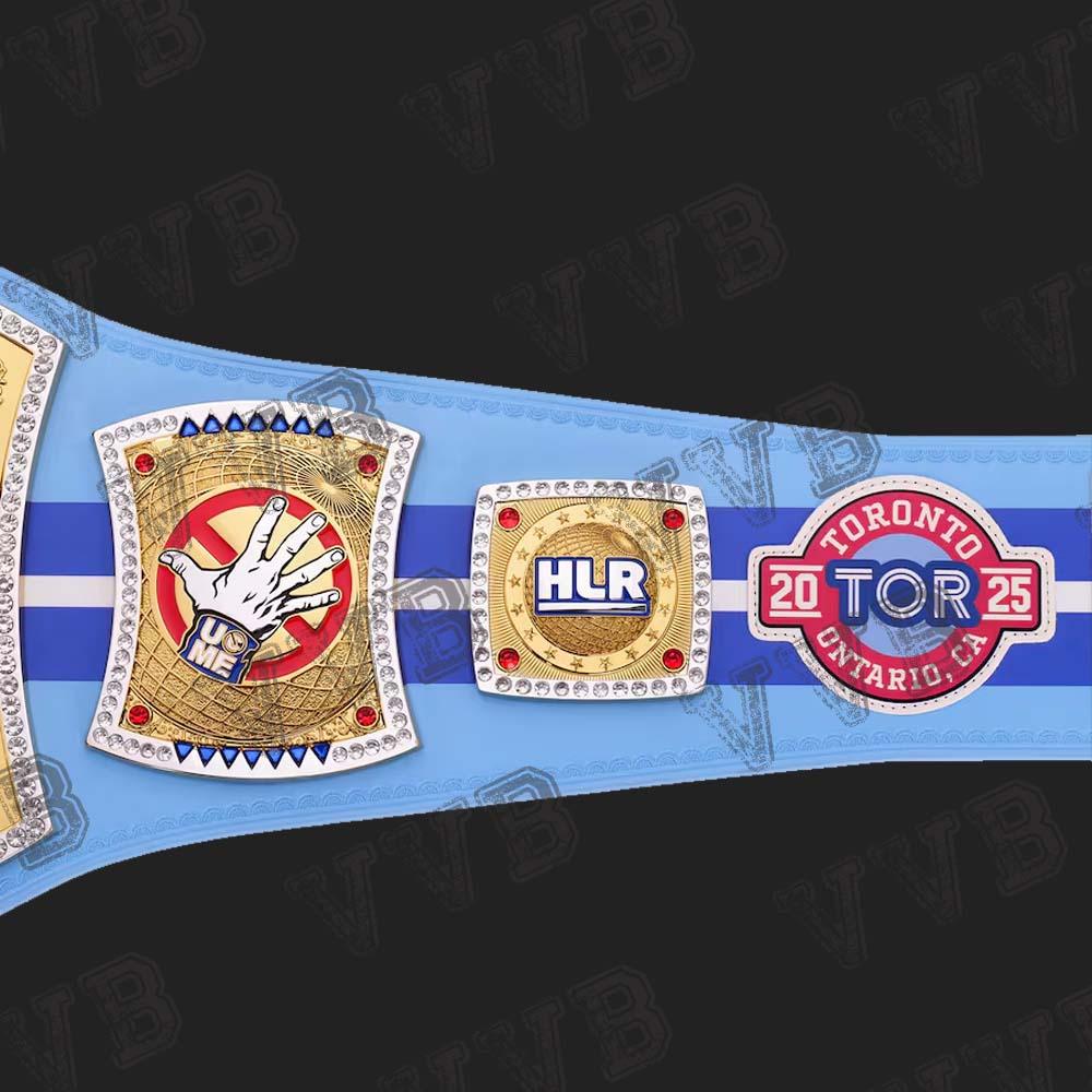 John cena Farewell Tour 2025 Toronto Spinner Championship Replica Title Belt 2mm Victory Vault Belts