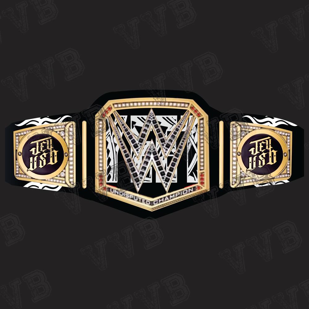 Custom Jey usos Undisputed Championship Wrestling Title belt 6mm Diecast Brass Victory Vault Belts
