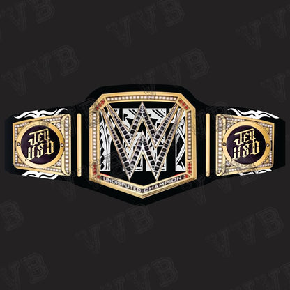 Custom Jey usos Undisputed Championship Wrestling Title belt 6mm Diecast Brass Victory Vault Belts