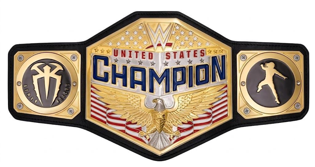 Pack of 3 Wrestling Championship Belts – Spinner 2mm, Custom 4mm, US Title 6mm Diecast