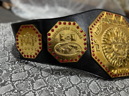 New AAA Mexico World Heavyweight Wrestling Championship Belt –Replica – Dominic