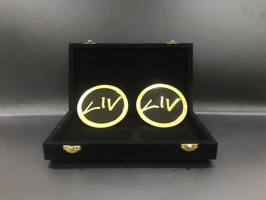 Liv Morgan Side Plates Set – 4mm Brass with Deluxe Display Box
