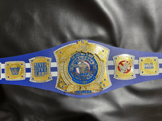 John Cena Farewell Tour 2025 Indianapolis Spinner Championship Title Belt 2MM Victory Vault Belts