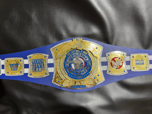John Cena Farewell Tour 2025 Indianapolis Spinner Championship Title Belt 2MM