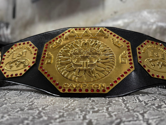 New AAA Mexico World Heavyweight Wrestling Championship Belt –Replica – Dominic