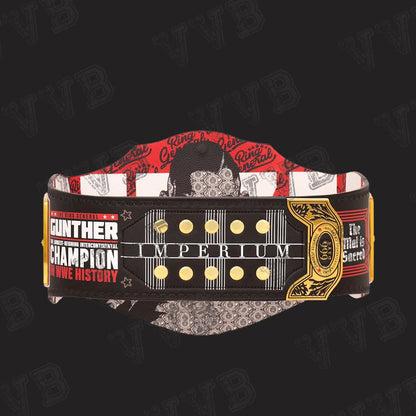 New Gunther 666 Days Signature Series Intercontinental Championship Belt 4MM Brass Adult Victory Vault Belts