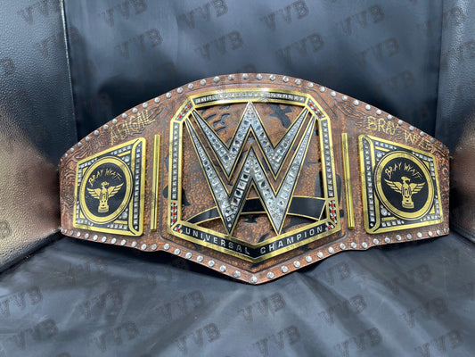 Custom Bray Wyatt Championship Belt Synthetic Leather Strap - Victory Vault Belts