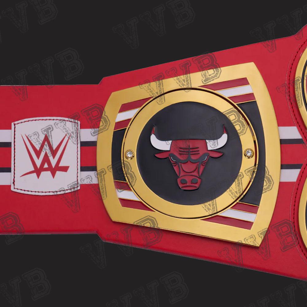 Chicago Bulls WWE Legacy Championship Title Belt – 4MM Brass