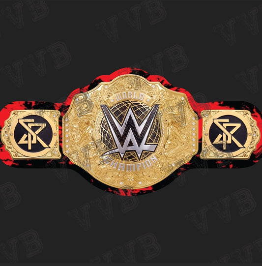 Custom Seth Rollins World Heavyweight Championship Belt Wrestling Title 6mm Diecast